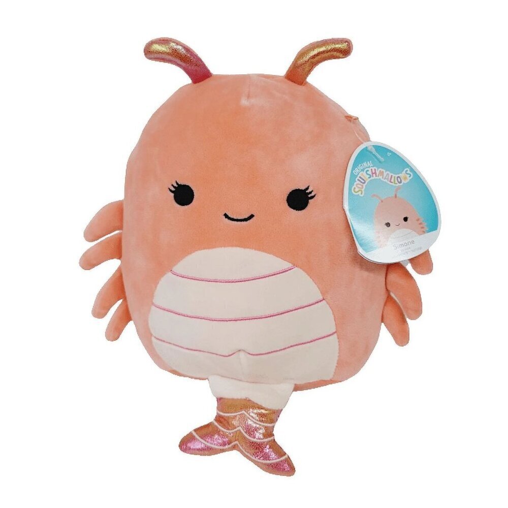 NWT Squishmallows Official Kellytoys 8" Simone the Shrimp